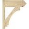 Ekena Millwork Imperial Rough Sawn Arts and Crafts Outlooker, Douglas Fir, 8"W x 22"D x 26"H OUT08X22X26IMP03RDF - alternate 2